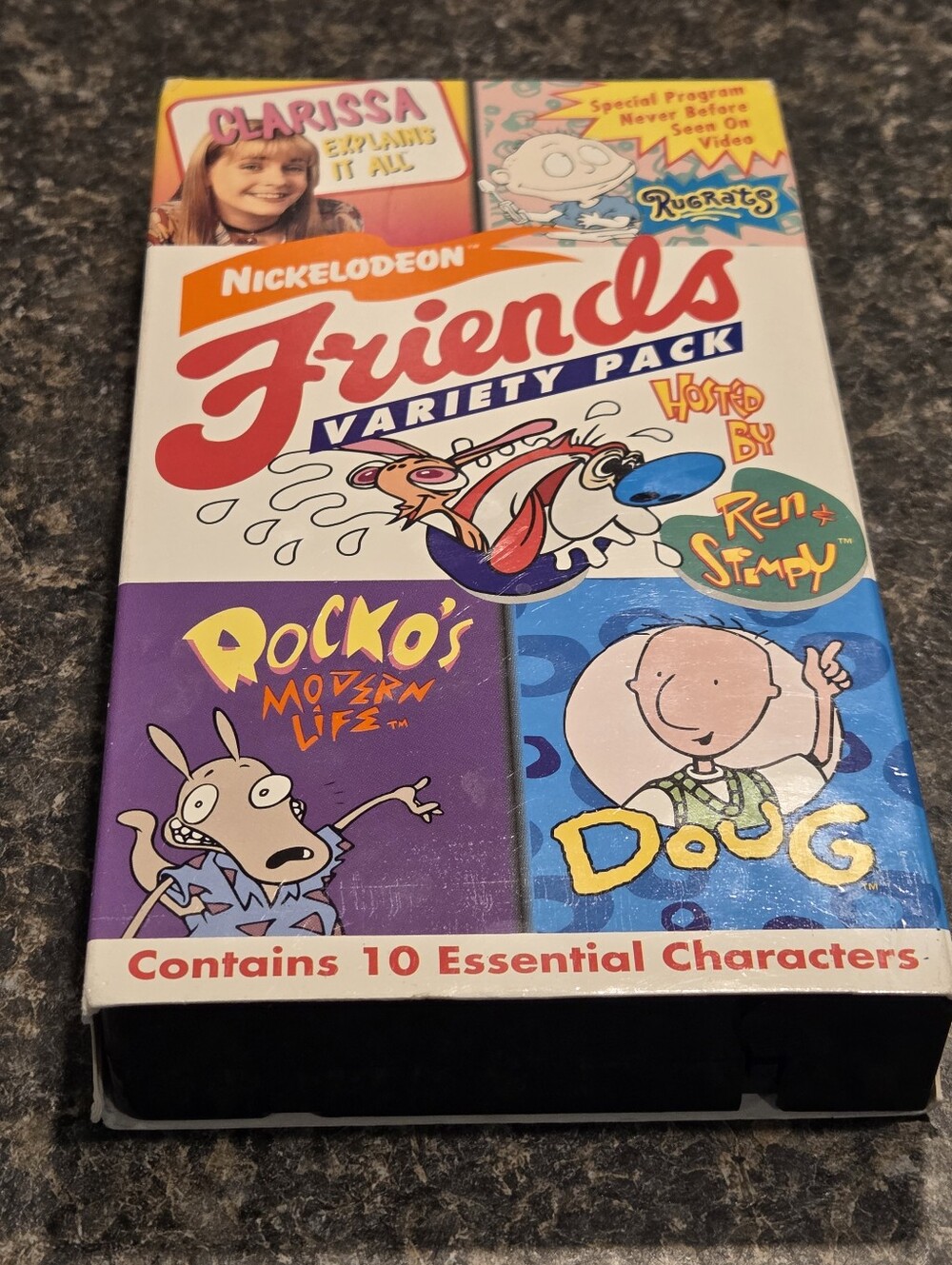 90s Nickelodeon Friends Variety Pack VHS - 30 Minutes Of Iconic 90s Charectors